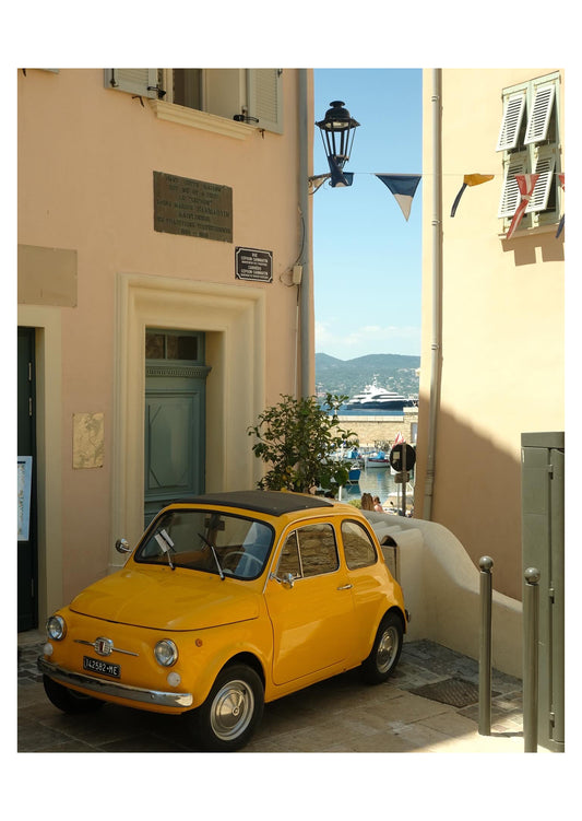 'The Yellow Car in St Tropez' - 2024